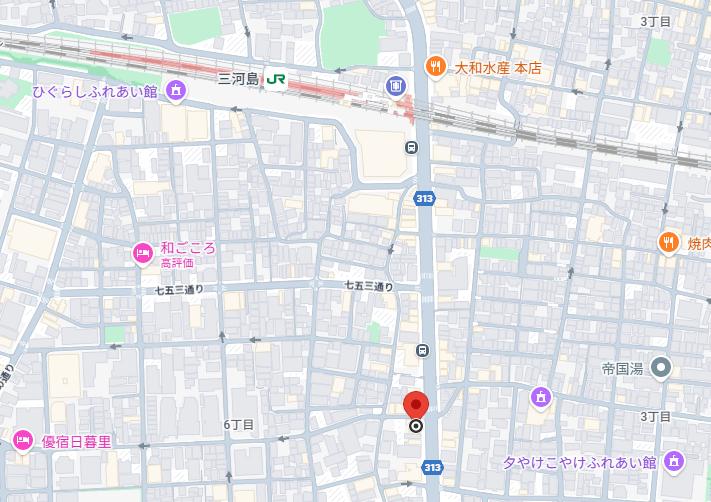 【荒川区】三河島駅徒歩4分／日暮里駅も徒歩圏内／尾竹橋通り沿い／視認性◎／カフェ居抜き物件／約16.94坪